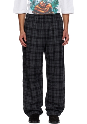 WILLY CHAVARRIA Gray Ruff Rider Trousers