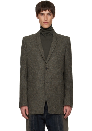 Rick Owens Khaki Concordians Runway Concordian Blazer