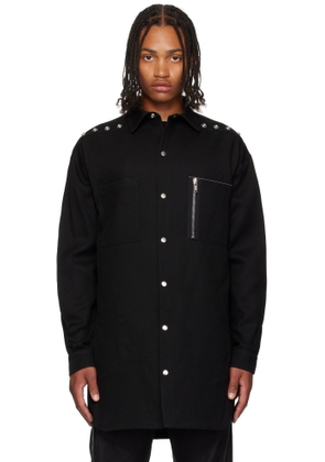 Rick Owens Black Concordians Oversized Shirt