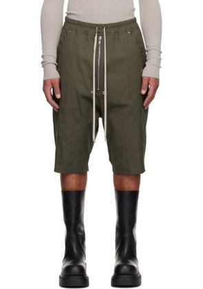 Rick Owens Khaki Concordians Bela Pods Shorts