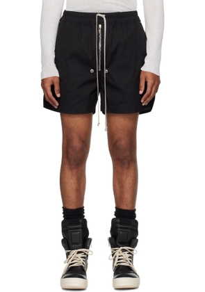 Rick Owens Black Concordians Bela Boxers Shorts