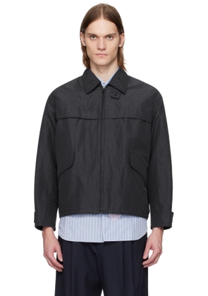 YLÈVE Black Ramy Cotton Weather Jacket