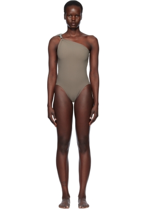 Rick Owens Gray Hollywood Hydra Swimsuit