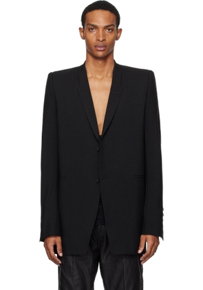 Rick Owens Black Concordians Dirt Tailored LS Blazer