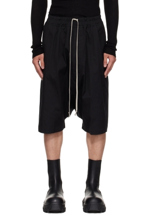 Rick Owens Black Concordians Rick's Pods Shorts