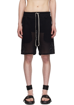 Rick Owens Black Champion Edition Mesh Shorts