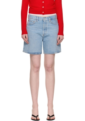 AGOLDE Blue Dame Denim Shorts