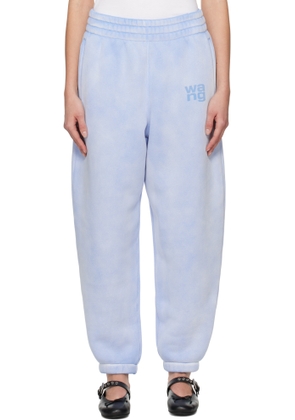 alexanderwang.t Blue Puff Logo Sweatpants