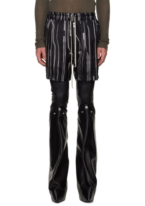 Rick Owens Black & Off-White Concordians Bela Boxers Shorts