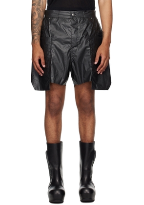 Rick Owens Black Concordians Stefan Cargo Shorts