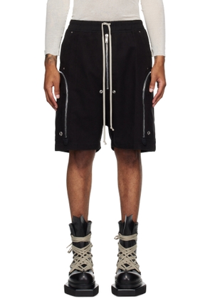 Rick Owens Black Concordians Bauhaus Bela Shorts