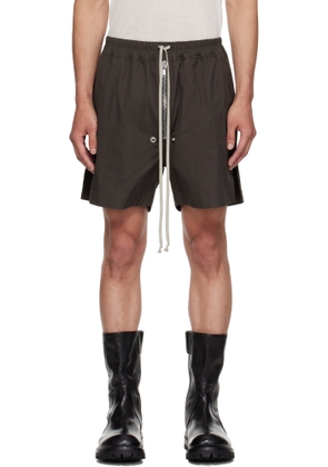 Rick Owens Gray Concordians Bela Boxer Shorts