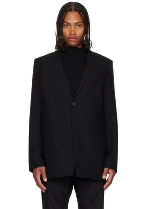 Rick Owens Black Concordians Wool Blazer