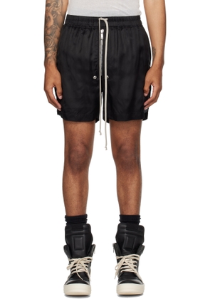 Rick Owens Black Concordians Bela Boxers Shorts