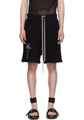 Rick Owens Black Champion Edition French Terry Shorts