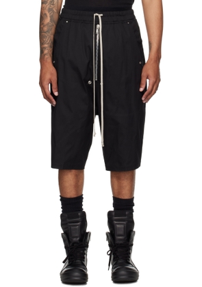 Rick Owens Black Concordians Bela Pods Shorts