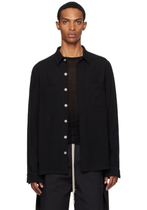Rick Owens Black Concordians Outer Shirt