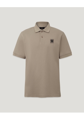 Belstaff Polo Men's Cotton Pique Dark Sand Size 3XL