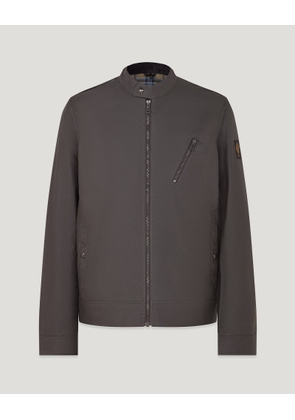 Belstaff Sideline Jacket Men's Waxed Cotton Tornado Grey Size 3XL