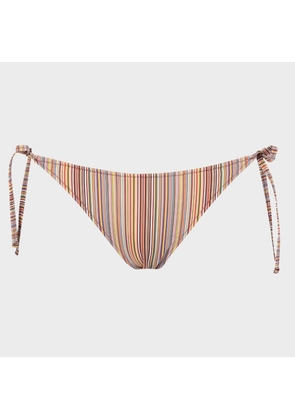 Paul Smith Women's 'Signature Stripe' Bikini Bottoms Multicolour
