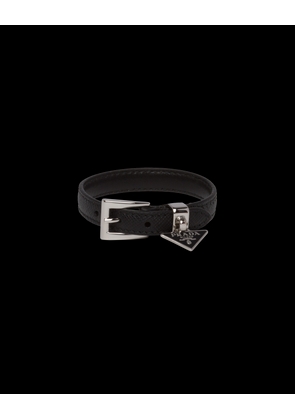 Saffiano leather bracelet