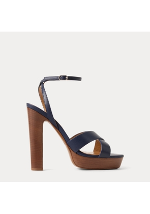 Cleary 125 mm Calfskin Platform Sandal