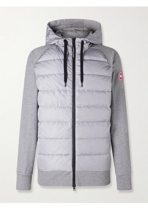 Canada Goose - HyBridge Huron Quilted Shell and Cotton-Jersey Down Jacket - Men - Gray - XS