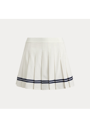 Pleated A-Line Performance Skort