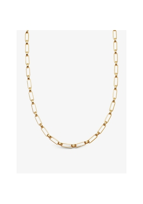 Womens Missoma Aegis 18ct Yellow Gold-Plated Brass Chain Necklace