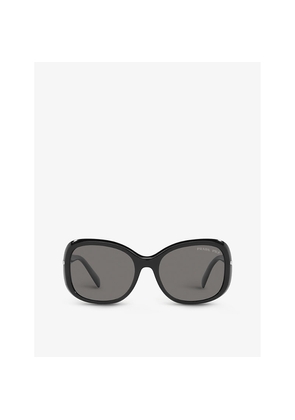 Womens Prada Pr 04Zs Square-Frame Acetate Sunglasses