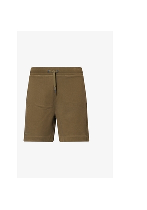 Mens Canada Goose Huron Drawstring-Waist Cotton-Jersey Shorts