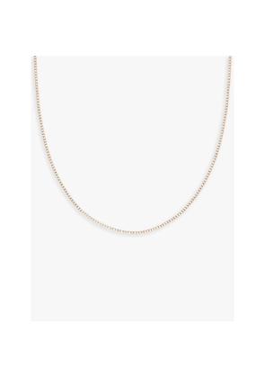 Womens Astrid & Miyu Tennis 18ct Yellow Gold-Plated Sterling Silver and Cubic Zirconia Necklace