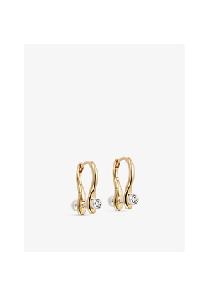 Womens Astley Clarke Aurora 18ct Yellow Gold Vermeil and Sterling-Silver Hoop Earrings