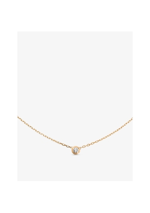 Cartier D'Amour Small 18ct Yellow-Gold and  0.09ct Diamond Necklace