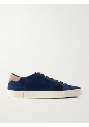 Brunello Cucinelli - Vulky Suede Sneakers - Men - Blue - EU 40