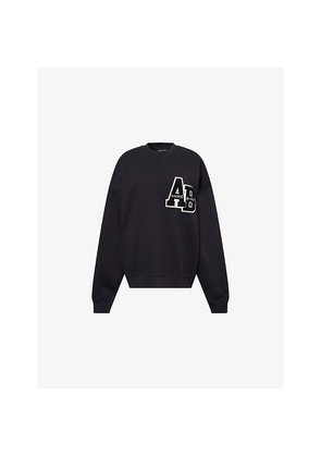 Womens Anine Bing Miles Oversized Cotton-Jersey Sweatshirt