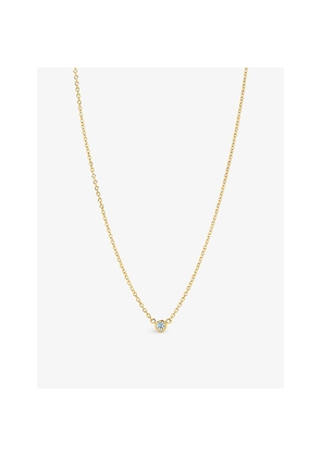 Tiffany & Co Diamonds By The Yard 18ct Yellow-Gold and 0.12ct Brilliant-Cut Diamond Pendant Necklace
