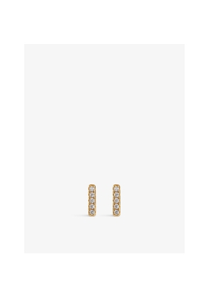 Womens Oma The Label Stang 18ct Yellow Gold-Plated Silver Earrings