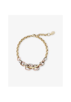 Womens Cartier Trinity 18ct Yellow, White and Rose-Gold Bracelet
