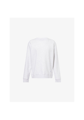 Womens Sporty & Rich Runner Round-Neck Cotton-Blend Sweatshirt