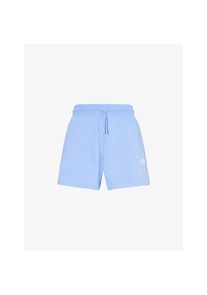 Womens The North Face Embroidered-Logo Relaxed-Fit Cotton-Jersey Short