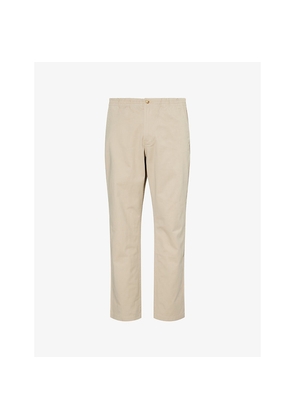 Mens Polo Ralph Lauren Twill Straight-Leg Stretch-Cotton Trousers