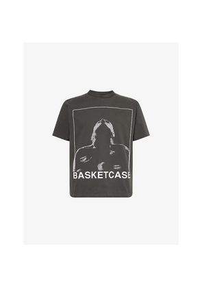Mens Basketcase Anti Graphic-Print Cotton-Jersey T-Shirt