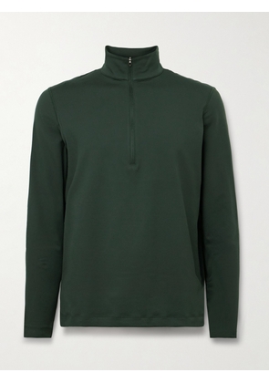 Lululemon - Stretch Recycled-Jersey Half-Zip Top - Men - Green - S