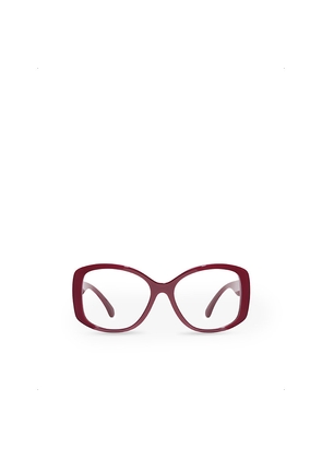 Womens Chanel Ch3476 Butterfly-Frame Acetate and Nylon Optical Glasses