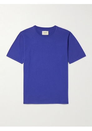Folk - Garment-Dyed Cotton-Jersey T-Shirt - Men - Blue - S
