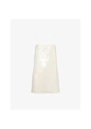 Womens Rotate Birger Christensen Kirana Sequin-Embellished Mini Dress