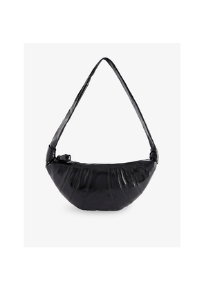 Womens Lemaire Medium Croissant Coated-Cotton Shoulder Bag