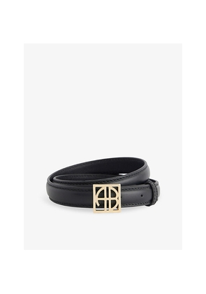 Womens Anine Bing Monogram Adustable Leather Belt