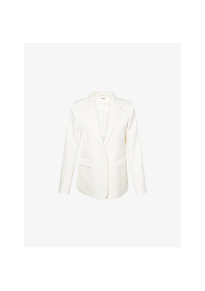Womens 4th & Reckless Camille Single-Breasted Woven Blazer